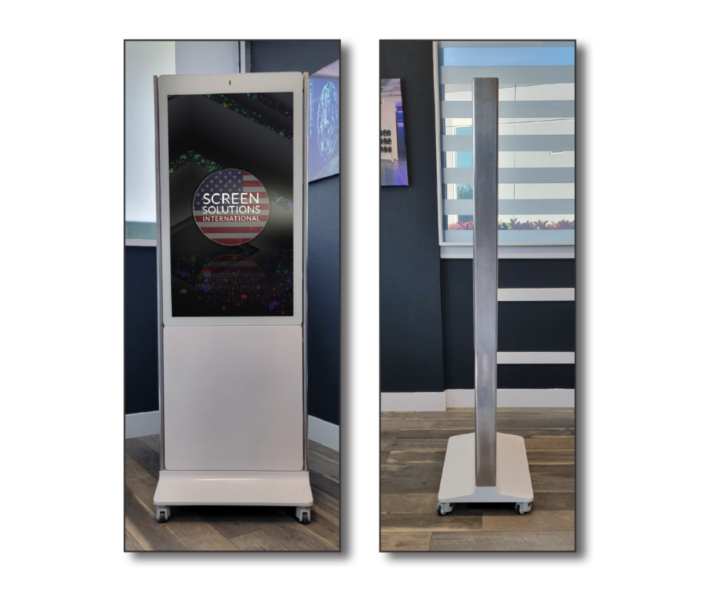 Wholesale Dual Sided Glass front kiosk Dual Sided Glass front kiosk