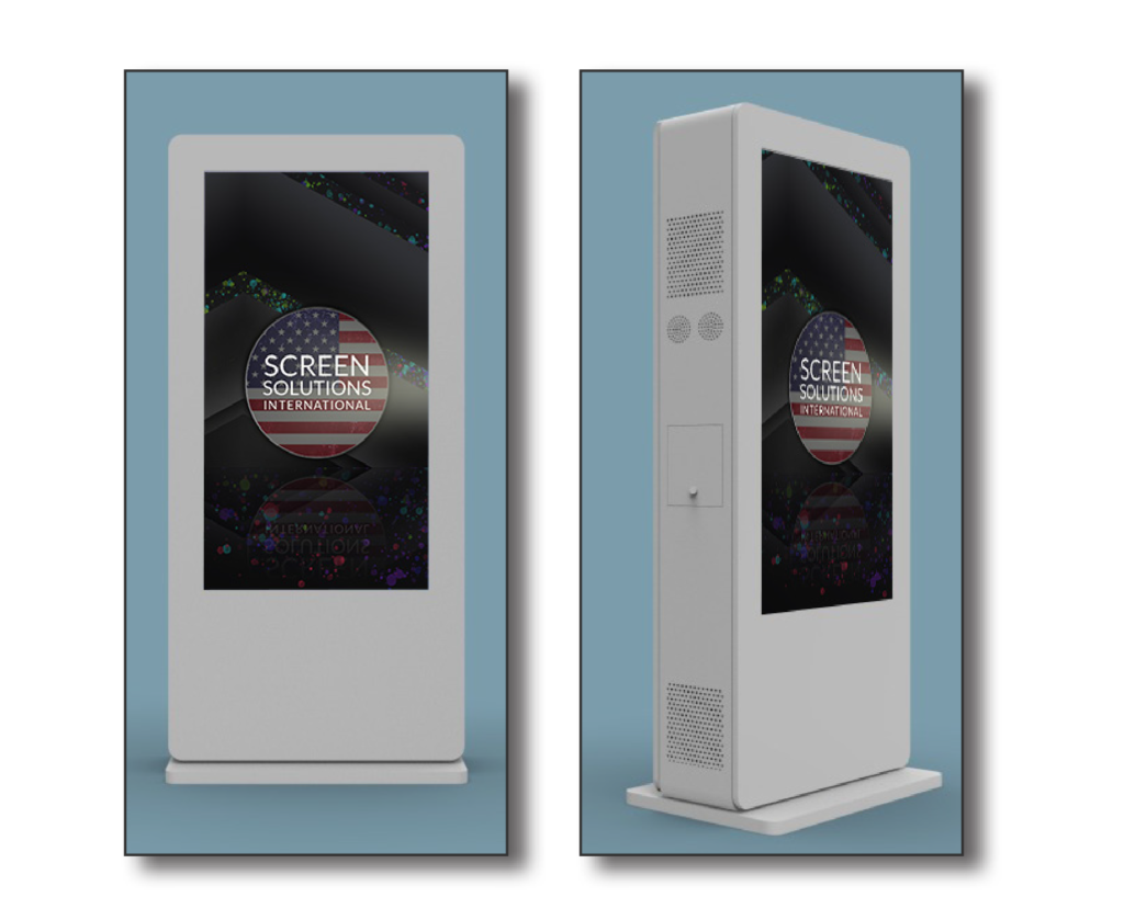 wholesale dual sided outdoor kiosk dual sided fan cooled kiosk