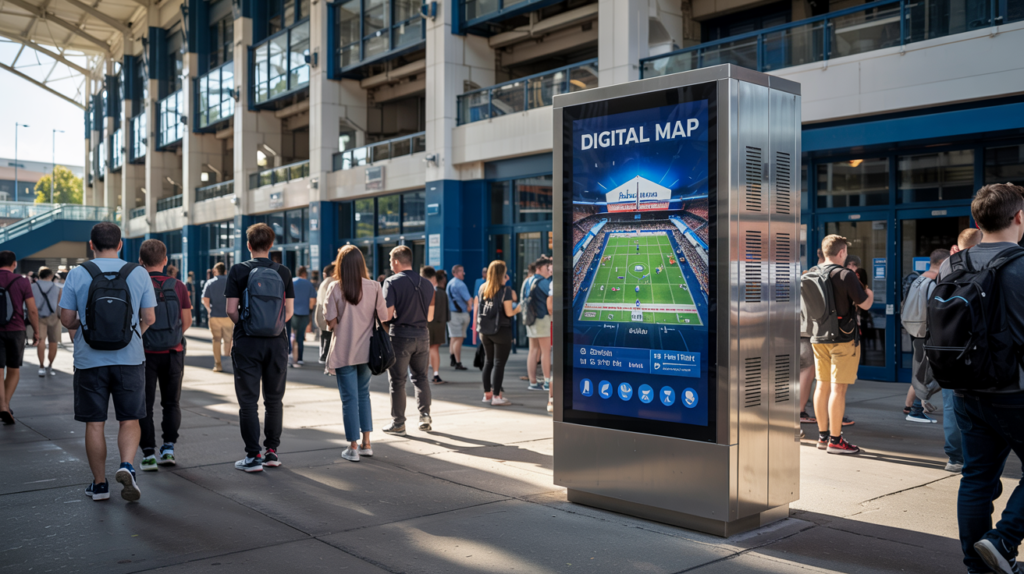 98" outdoor interactive kiosk solutions